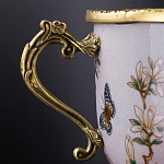 Фарфоровая чаша с бронзовыми элементами Eden Garden варинант исполнения - 5 | Loft Concept в Рязани