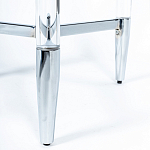 Приставной столик со стеклянной столешницей Deimos варинант исполнения - 5 | Loft Concept в Рязани
