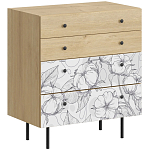 Комод с принтом на ящиках Elise Chest of Drawers варинант исполнения - 14 | Loft Concept в Рязани