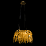 Люстра подвесная круглая с изогнутыми металлическими дугами и ниспадающими цепочками 65 см Atlantis Chain варинант исполнения - 5 | Loft Concept в Рязани