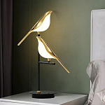 Настольная лампа с 2-мя плафонами в виде птичек Flight of Light варинант исполнения - 1 | Loft Concept в Рязани