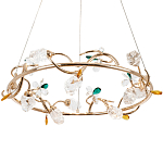 Люстра с хрустальными плафонами и декором Alvere Crystal Chandelier варинант исполнения - 1 | Loft Concept в Рязани