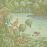 Обои ручная роспись Le Brésil Pastel варинант исполнения - 3 | Loft Concept в Рязани