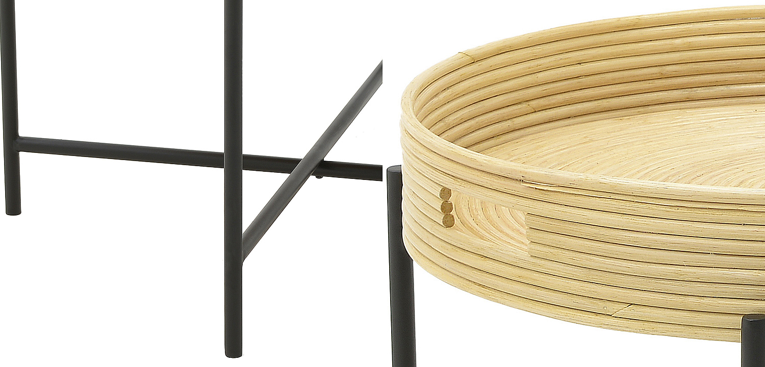 Кофейный стол-поднос Odelis Rattan Table Кофейный стол-поднос Odelis Rattan Table - Loft-Concept в Рязани