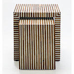 Комплект приставных столиков Stripes Set of tables Beige варинант исполнения - 2 | Loft Concept в Рязани