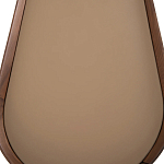 Комод округлой формы с тремя ящиками Walnut and Leather варинант исполнения - 5 | Loft Concept в Рязани