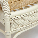 Комплект обеденный из ротанга Eloise grand white варинант исполнения - 11 | Loft Concept в Рязани