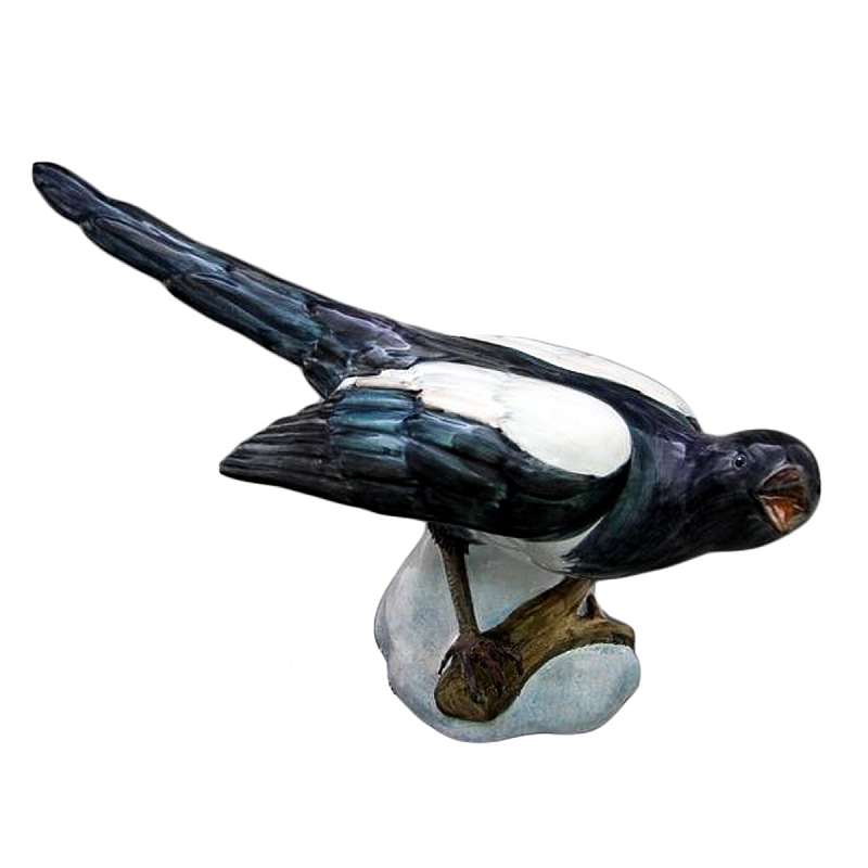 Статуэтка Magpie Черно-белый Статуэтка Magpie Черно-белый в Рязани | Loft Concept