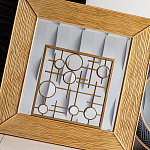 Зеркало квадратное в фактурной раме Pattern варинант исполнения - 5 | Loft Concept в Рязани