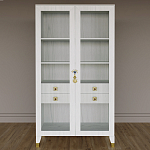 Дизайнерский шкаф витрина Elsa Dreams White с 4-мя ящиками варинант исполнения - 1 | Loft Concept в Рязани