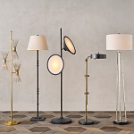 Торшер с абажурами из тонких металлических палочек Wild Thorns варинант исполнения - 3 | Loft Concept в Рязани