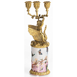 Фарфоровый подсвечник Лебедь с ангелом Asse варинант исполнения - 5 | Loft Concept в Рязани