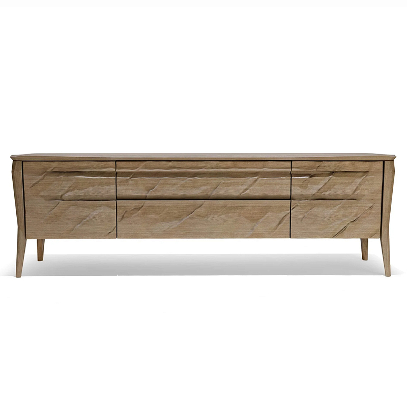 ТВ тумба 2 двери и 2 выдвижных ящика Tasteful Furniture Венге Светлый дуб ТВ тумба 2 двери и 2 выдвижных ящика Tasteful Furniture Венге Светлый дуб в Рязани | Loft Concept
