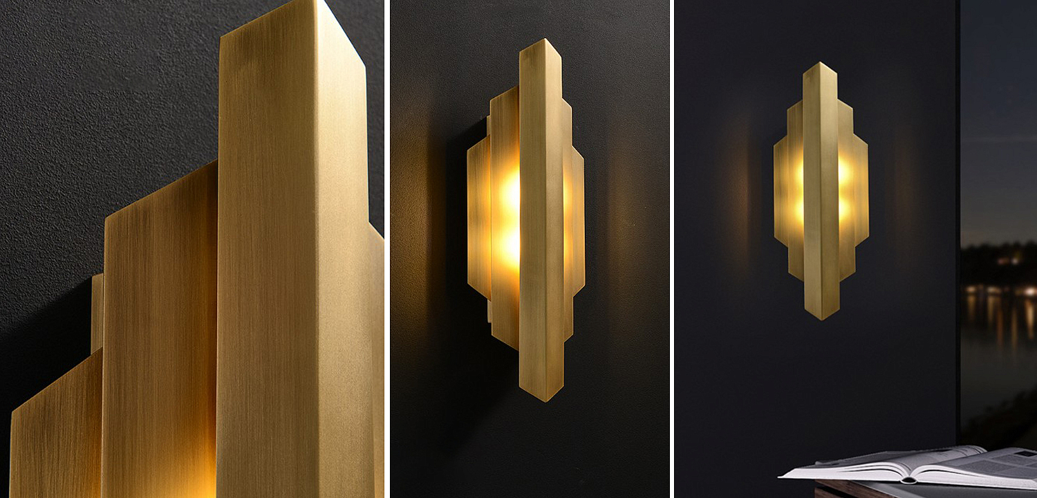 Бра Deco Sconce Vertical Geometric Modern Studio Endo Бра Deco Sconce Vertical Geometric Modern Studio Endo - Loft-Concept в Рязани