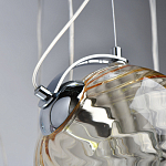 Люстра каскадная с 9-ю разноцветными стеклянными плафонами Kaleido варинант исполнения - 8 | Loft Concept в Рязани