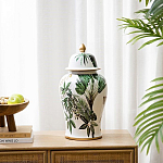 Ваза из фарфора с ручной росписью Leopard Collection  варинант исполнения - 4 | Loft Concept в Рязани