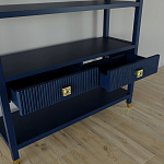 Стеллаж с двумя ящиками Elsa Dreams Blue варинант исполнения - 3 | Loft Concept в Рязани