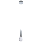 Подвесной светильник капля Acrylic Droplet Chrome Hanging Lamp варинант исполнения - 2 | Loft Concept в Рязани