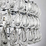 Люстра с хрустальными подвесками в виде капель Antoine Crystal Drops Chrome Chandelier 16 варинант исполнения - 3 | Loft Concept в Рязани