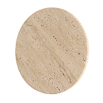 Бра с круглым плафоном из травертина Shaw Marble Lighting варинант исполнения - 4 | Loft Concept в Рязани