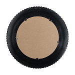 Зеркало круглое с текстурированным дизайном рамы Helios варинант исполнения - 3 | Loft Concept в Рязани