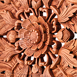 Панно из дерева квадратное Novala Panel With Trees варинант исполнения - 2 | Loft Concept в Рязани