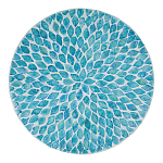 Столик с инкрустацией с перламутровым узором Flower Blue варинант исполнения - 2 | Loft Concept в Рязани