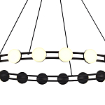 Люстра кольцевая с круглыми светодиодными источниками света Maxine Light варинант исполнения - 5 | Loft Concept в Рязани