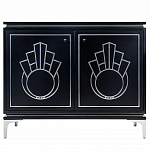 Черный комод в стиле арт-деко Luciano варинант исполнения - 1 | Loft Concept в Рязани