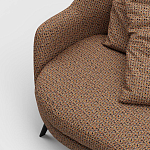 Мебельная ткань Шенилл терракотовый цвет 142 см T4-58 варинант исполнения - 4 | Loft Concept в Рязани