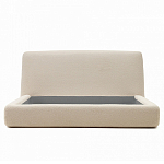 Кровать со съемным бежевым чехлом из ткани букле White Boucle Collection варинант исполнения - 3 | Loft Concept в Рязани