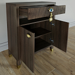 Комод Elsa Dreams Walnut Двухстворчатый  варинант исполнения - 1 | Loft Concept в Рязани