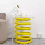 Дизайнерский журнальный стол на 2-х конусообразных ножках Epykopy варинант исполнения - 1 | Loft Concept в Рязани