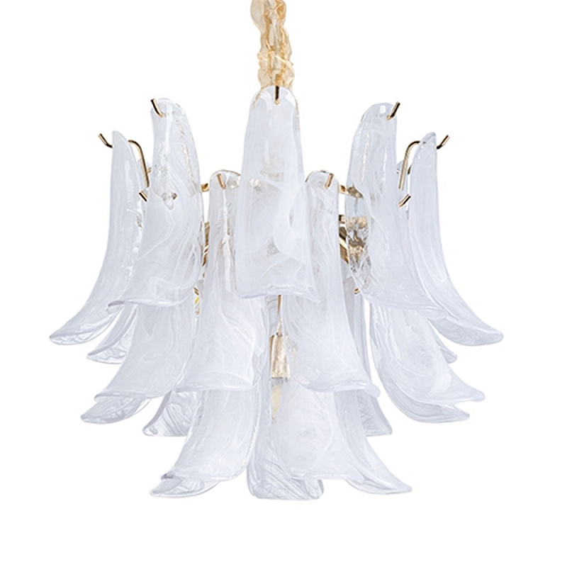 Люстра Lamp Silvia Белый Золотой Люстра Lamp Silvia Белый Золотой в Рязани | Loft Concept