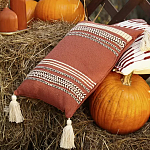 Подушка декоративная с вышивкой и кисточками Ethnic mix варинант исполнения - 5 | Loft Concept в Рязани