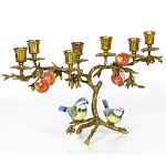 Бронзовый подсвечник на 7 свечей Eden Garden варинант исполнения - 2 | Loft Concept в Рязани