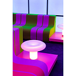 Дизайнерский кофейный стол на круглых ножках Poltronova T02 Pink Coffee Table варинант исполнения - 8 | Loft Concept в Рязани