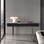 Консоль чёрная с позолоченной центральной частью Beyond Console варинант исполнения - 3 | Loft Concept в Рязани