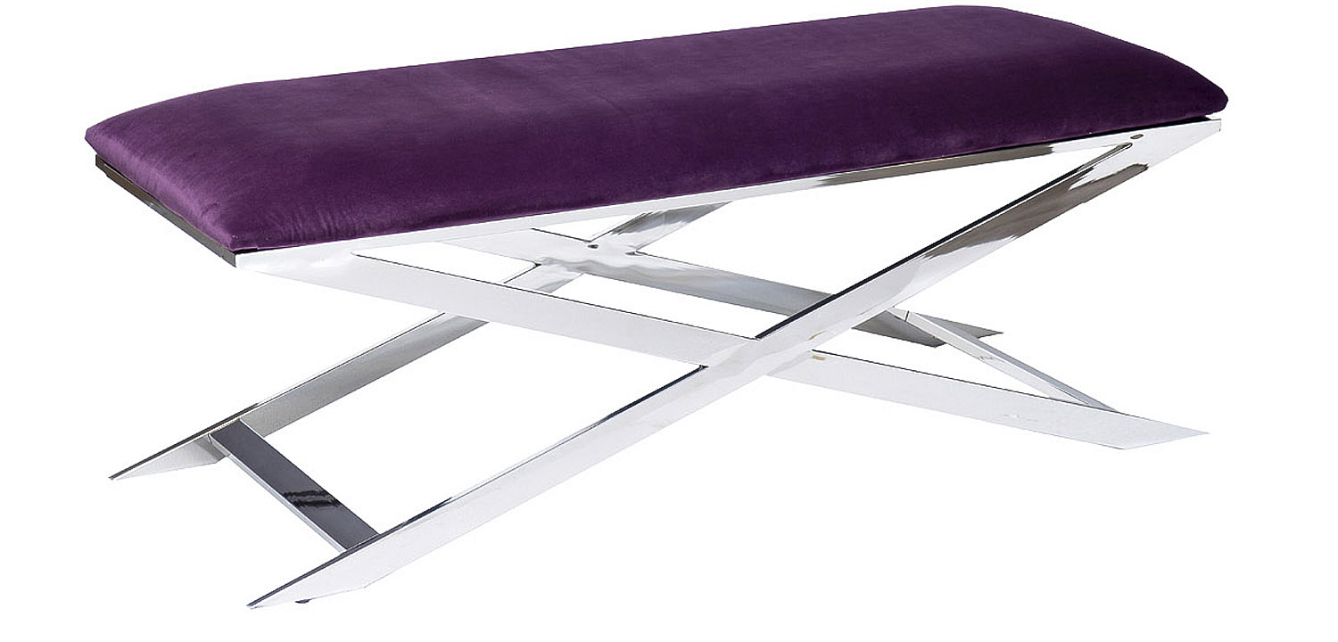 Банкетка Bench Velor Violet Банкетка Bench Velor Violet - Loft-Concept в Рязани