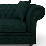 Мебельная ткань Шенилл темно-зеленый цвет 138 см T4-36 варинант исполнения - 8 | Loft Concept в Рязани