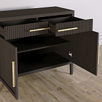 Буфет Primo с двумя ящиками и двумя фасадами шпон орех варинант исполнения - 4 | Loft Concept в Рязани