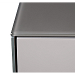 Комод со стеклянной столешницей и с выдвижными ящиками Minimalist Accent варинант исполнения - 5 | Loft Concept в Рязани