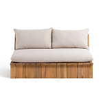 Двухместный диван для сада Acacia варинант исполнения - 2 | Loft Concept в Рязани