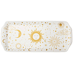 Блюдо прямоугольное из фарфора с рисунком звезд и созвездий Porcelain Astronomy Collection варинант исполнения - 1 | Loft Concept в Рязани
