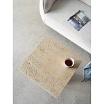 Столик приставной с квадратной столешницей Textured Cream Table варинант исполнения - 5 | Loft Concept в Рязани