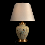 Настольная лампа бежевая с изображением птиц Slip Away варинант исполнения - 2 | Loft Concept в Рязани