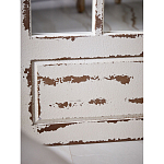 Зеркало-окно с эффектом старения в венецианском стиле Venetian White Mirror варинант исполнения - 4 | Loft Concept в Рязани