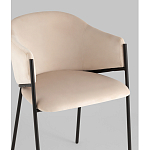 Стул Brace велюр молочный варинант исполнения - 2 | Loft Concept в Рязани