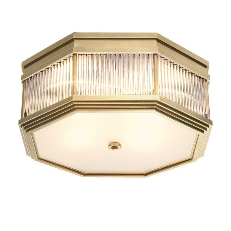 Потолочный светильник Ceiling Lamp Bagatelle Antique brass Латунь Античная полированная Прозрачное Стекло Потолочный светильник Ceiling Lamp Bagatelle Antique brass Латунь Античная полированная Прозрачное Стекло в Рязани | Loft Concept
