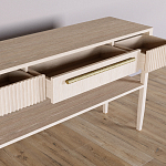 Дизайнерская Консоль с полкой и ящиком Primo Светлый дуб варинант исполнения - 5 | Loft Concept в Рязани